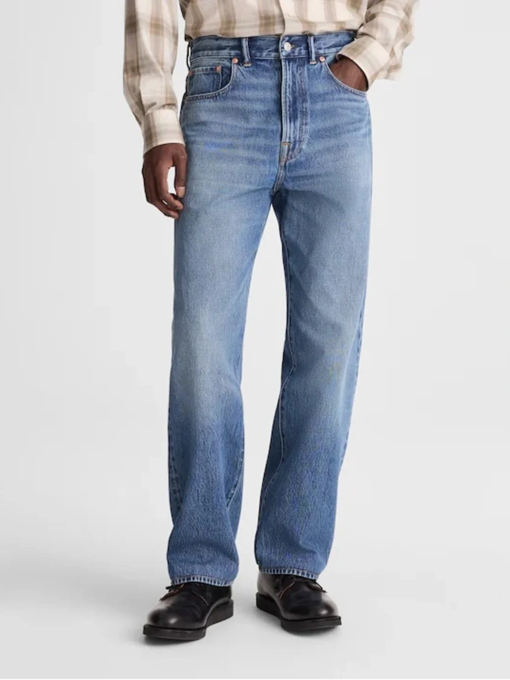 Madewell Men’s The 1991 Loose Straight Jean Size 30x30 NEW Rigid Blue